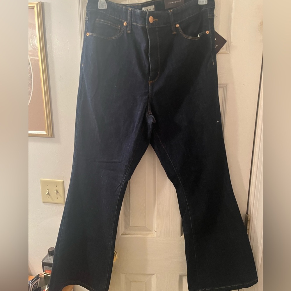 NWT Size 17 Ava & Viv Women's High Rise Dark Blue Jeans